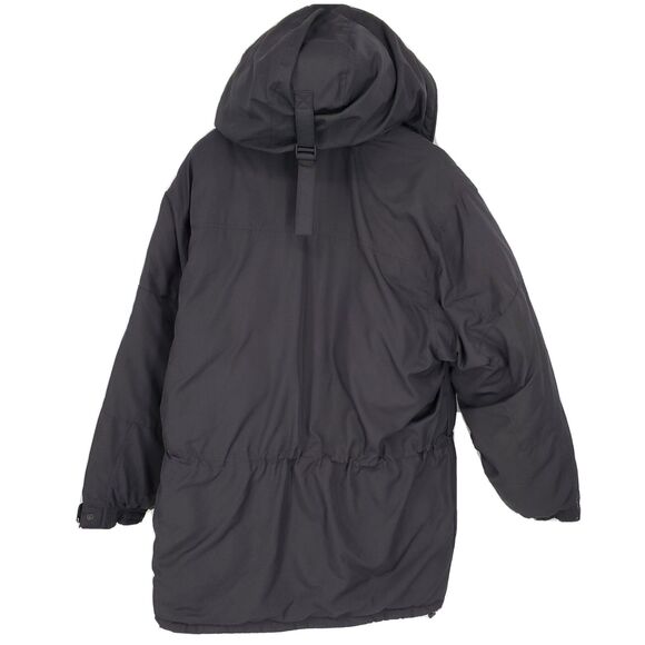 Eddie Bauer Womens Polar Parka Coat Down Filled Hooded Black Size XXL - Picture 2 of 3